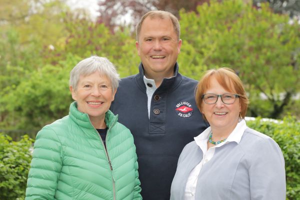 Christine Fahrner Vereinsvorsitzende, Stefan Brand, Kassenwart und Gudrun Winkelmann, Schriftführerin